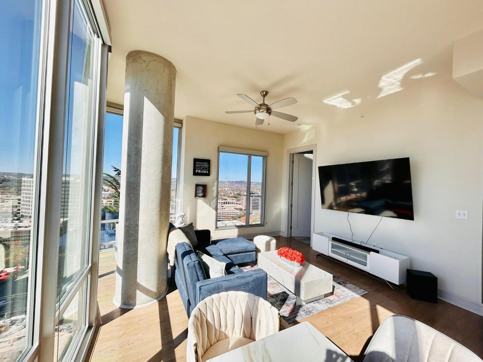 Indulge In Luxury Living 2 Bedroom Gem In The Heart Of Austin With Pool, Gym, And Breathtaking Views Zewnętrze zdjęcie